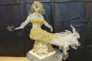 Wire Woman Scuplture 1