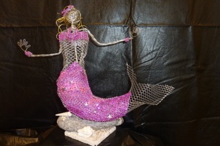 Wire Woman Sculpture 3