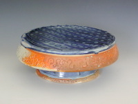 Blue Cake Plate